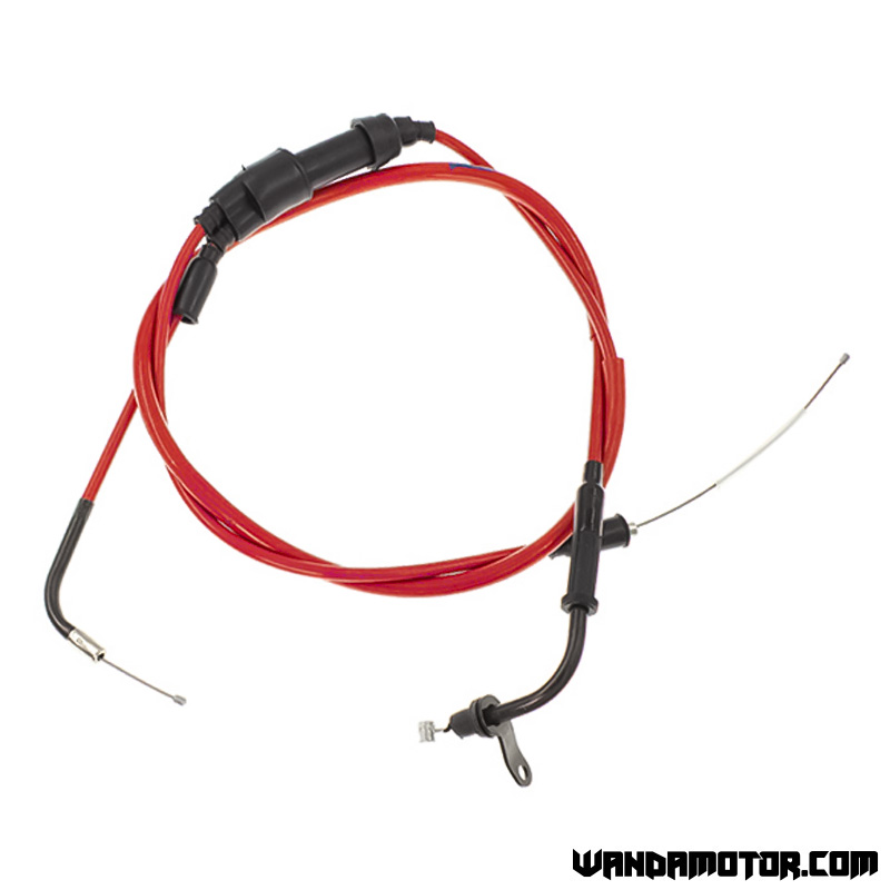 Throttle cable Doppler Rieju MRT red